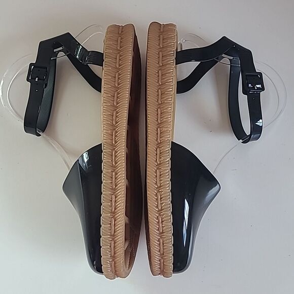 Jason Wu for Melissa Women's Espadrilles - Black & Tan Size US 8 EU 39 - Picture 9 of 16